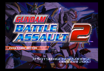 Gundam Battle Assault 2 Title Screen